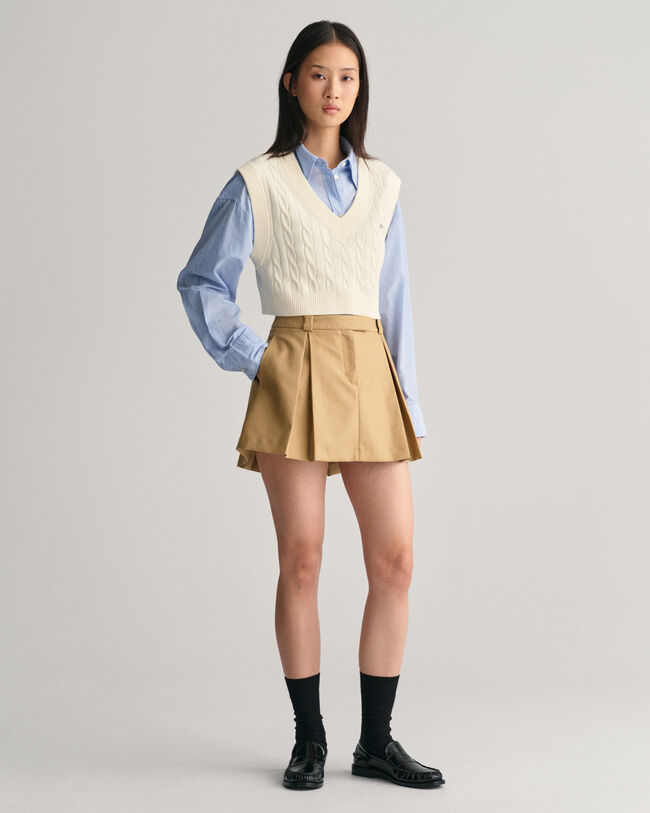 Minigonna plissettata