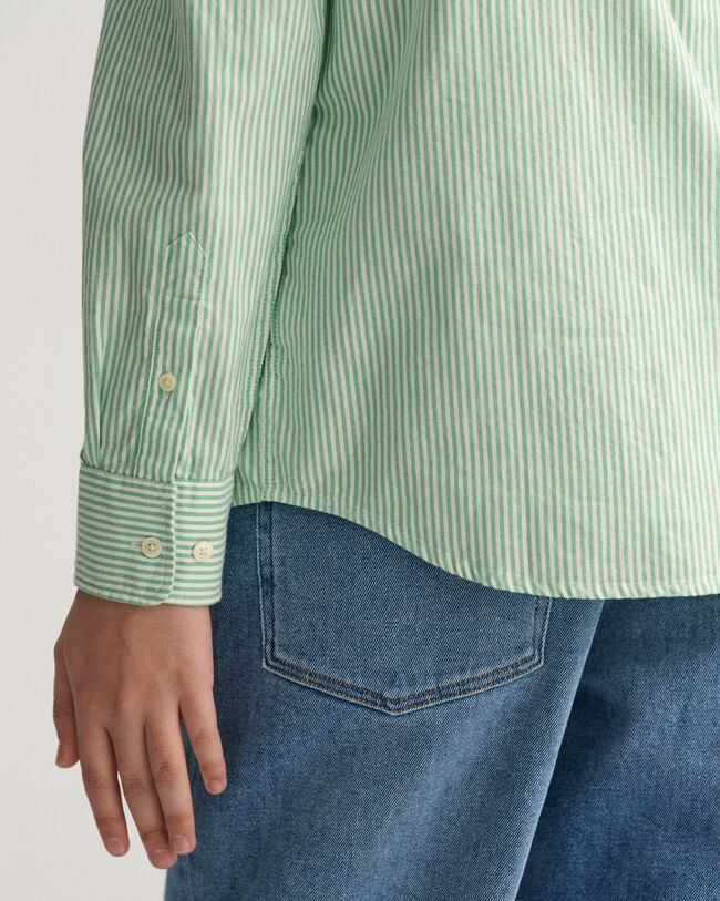 Camicia Oxford a righe Teen Boys