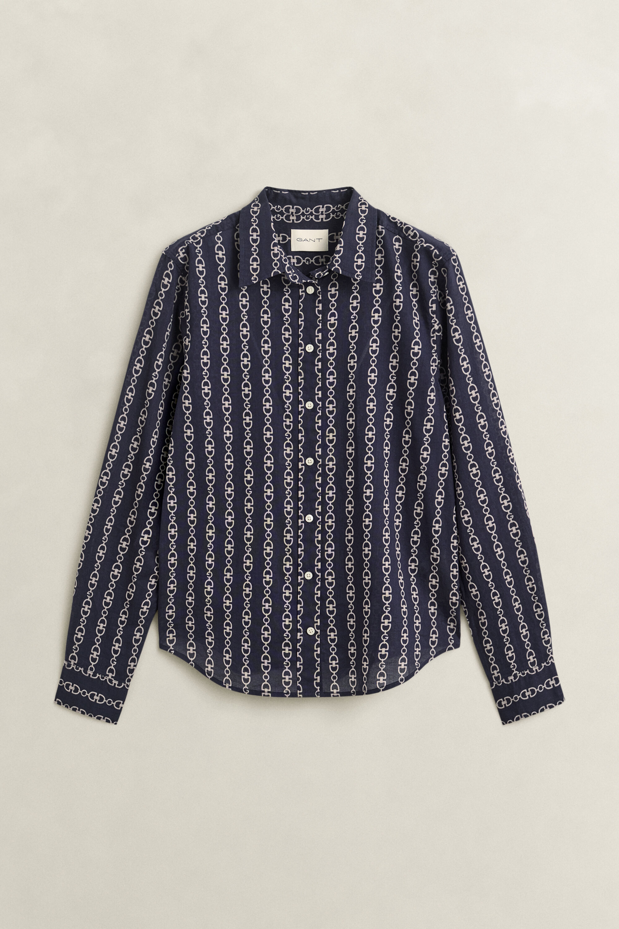 Camicia in voile di cotone con stampa