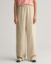 Pantaloni Pull-on in misto lino relaxed fit