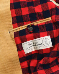 Blazer in velluto a coste regular fit