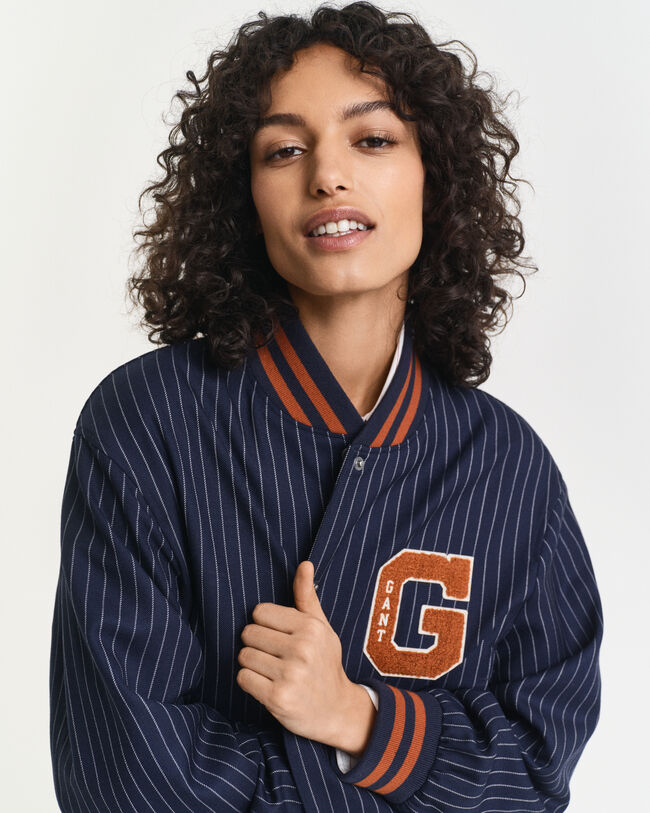 Giacca GANT Varsity Jacket gessata