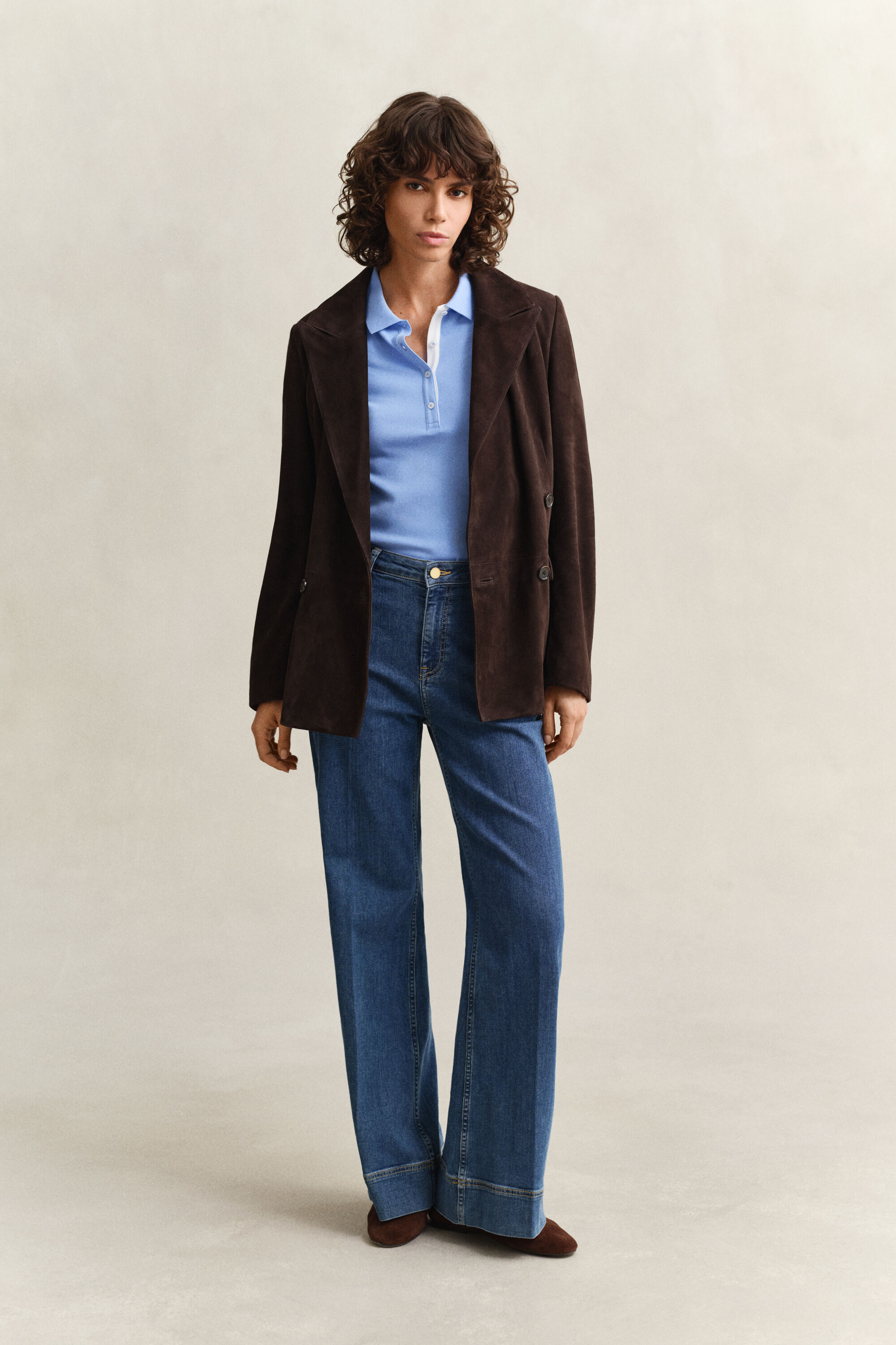 Polo in piqué a contrasto