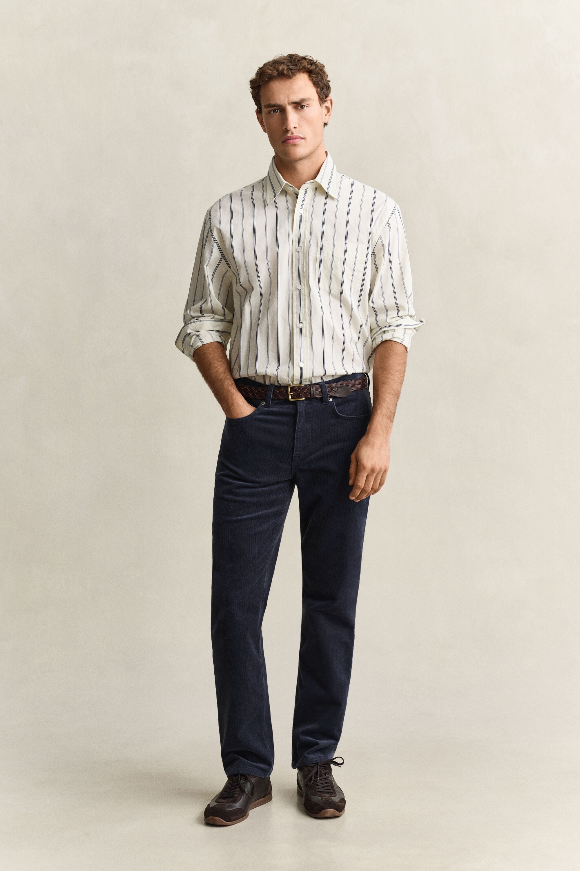 Jeans in velluto a coste