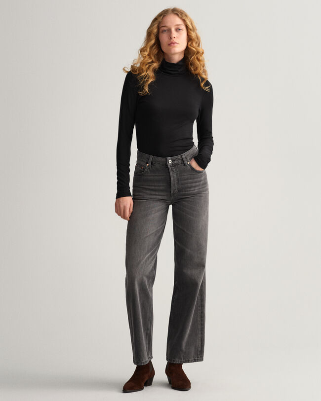 Dolcevita a maniche lunghe in jersey