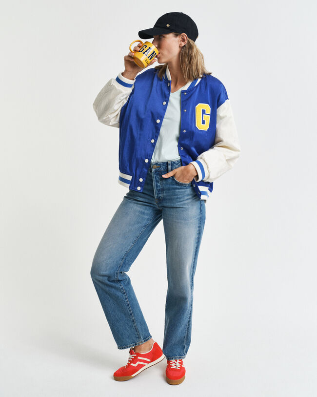 T-shirt Sunfaded con scollo a V