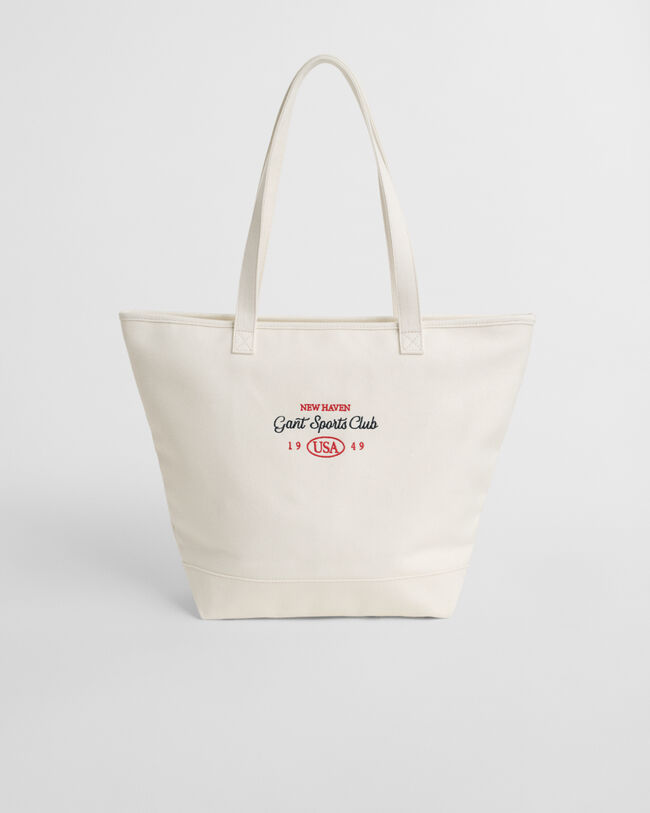 Borsa tote in tela di cotone