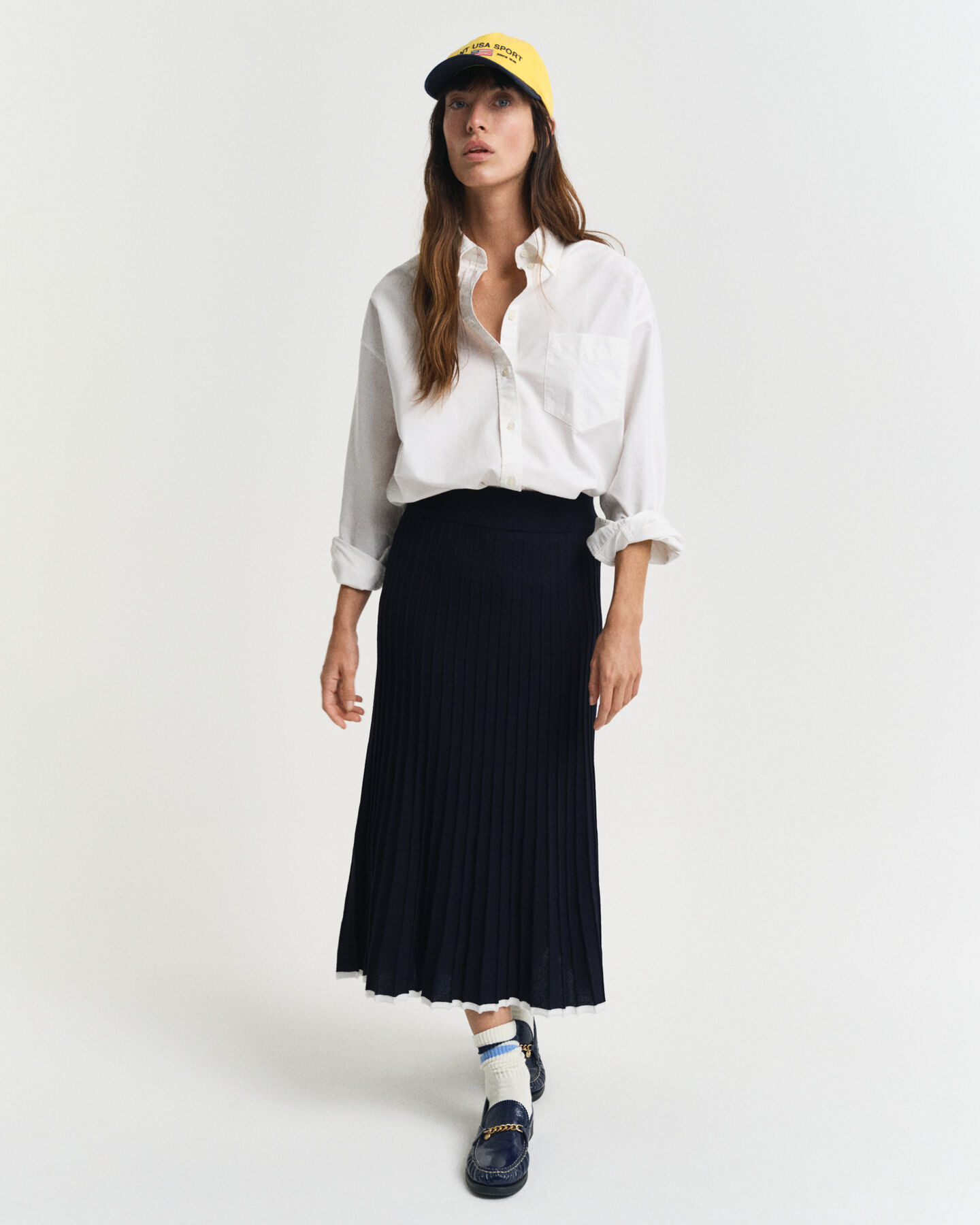 Gonna in maglia di viscosa