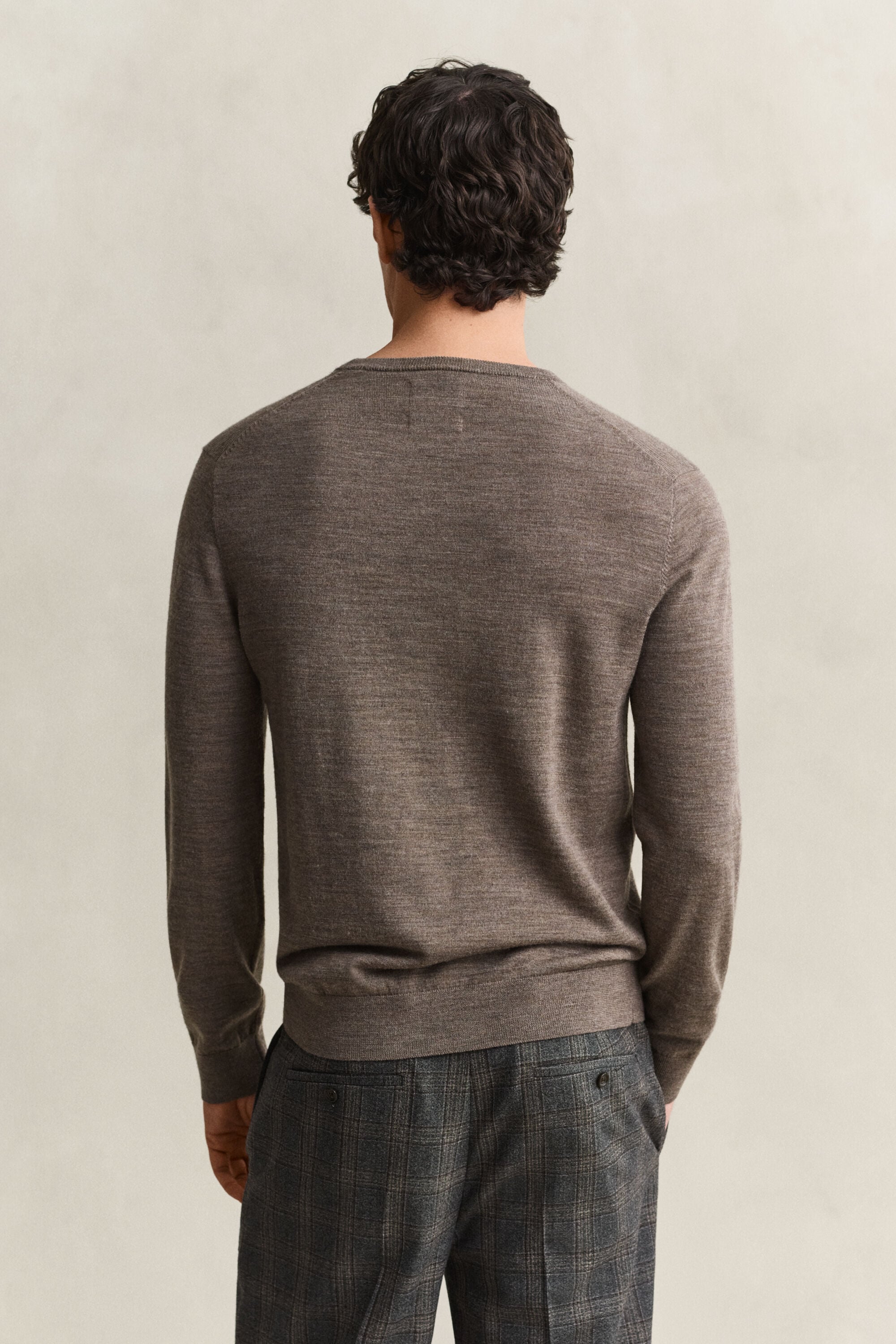 Maglia girocollo in lana merino