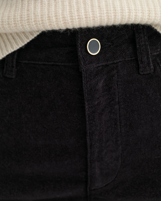 Jeans Farla in velluto a coste alla caviglia slim fit