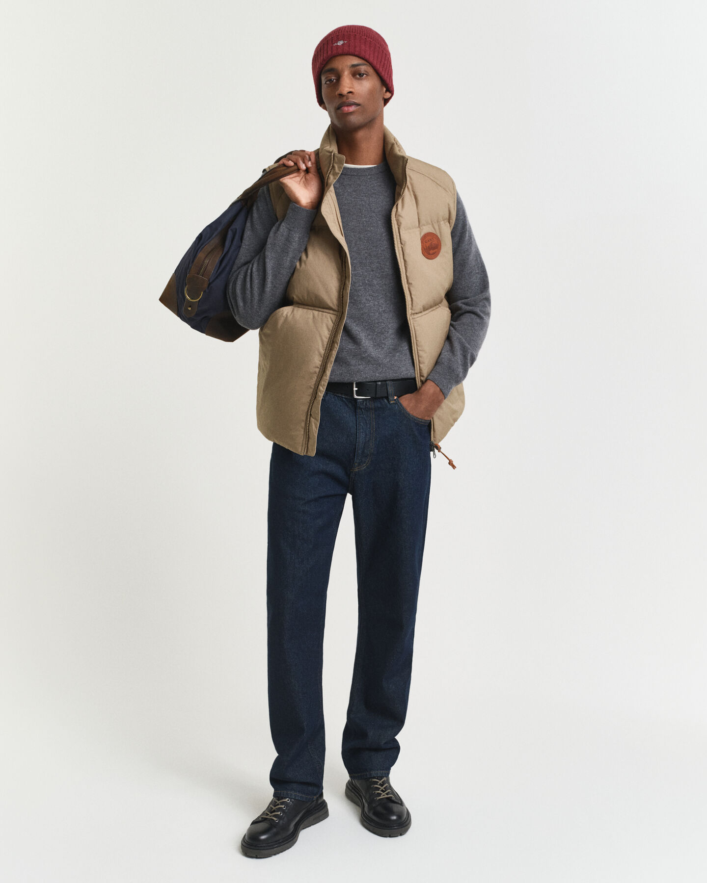 Maglia girocollo in finissima lana d’agnello