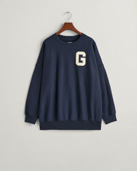 Felpa girocollo G oversize