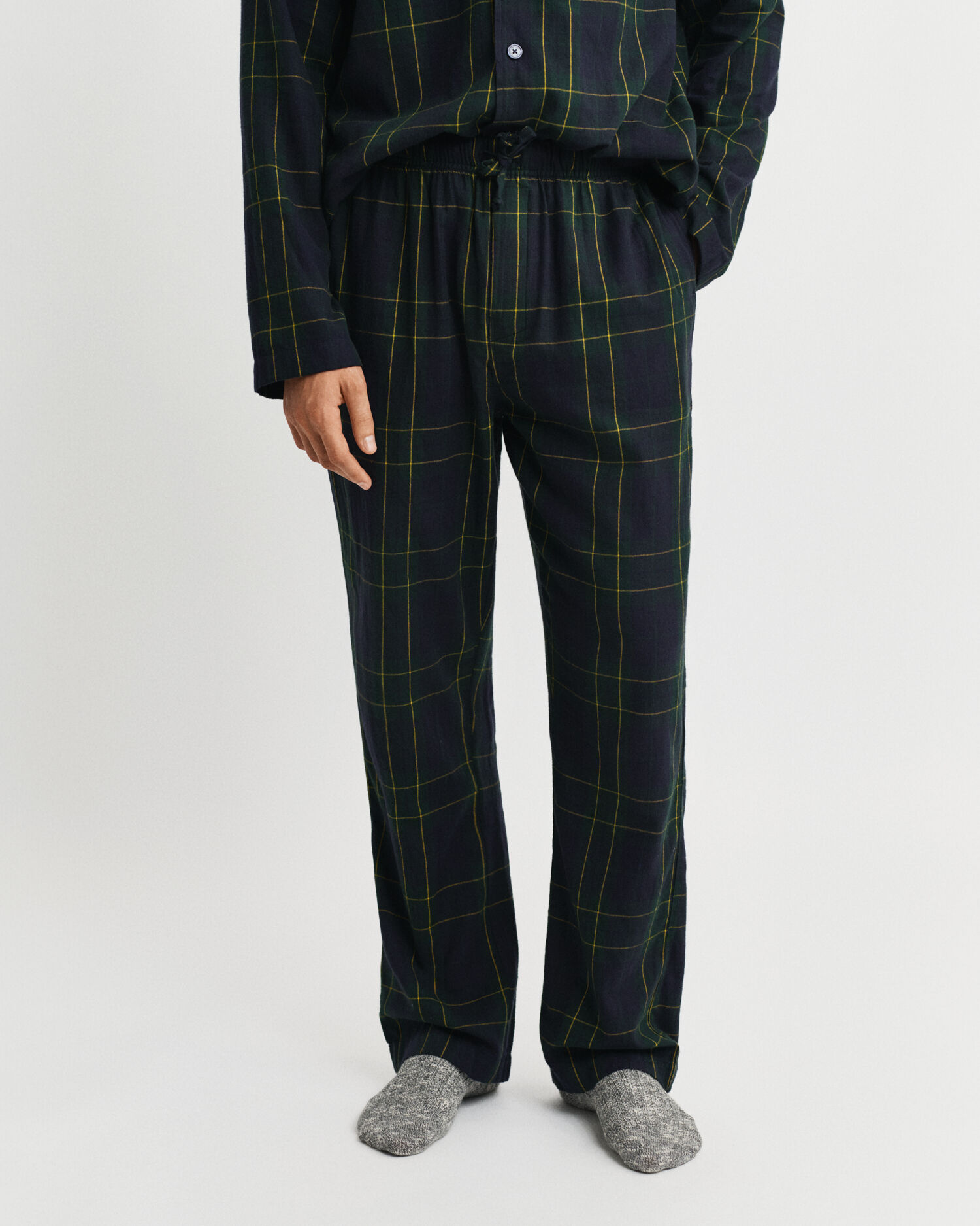 Confezione regalo di pigiama in flanella a quadri