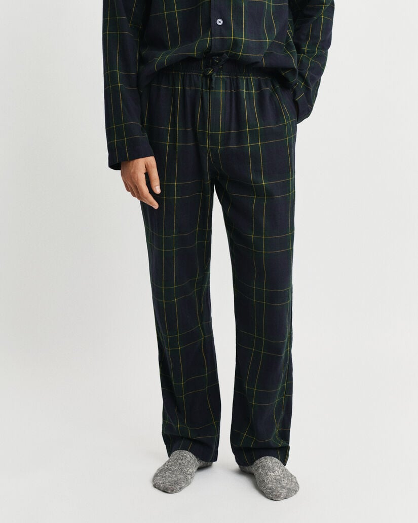 Confezione regalo di pigiama in flanella a quadri