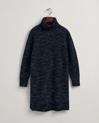 Abito dolcevita multicolore