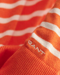 Cardigan a righe in maglia fine