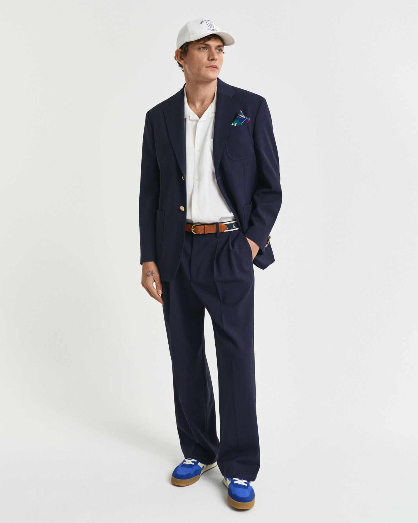 Blazer Club con stemma relaxed fit