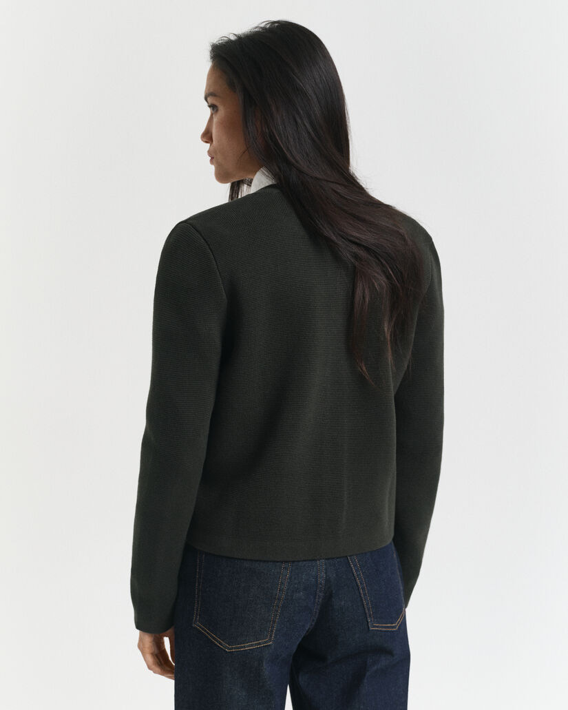 Cardigan in un colore a contrasto