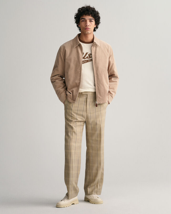 Giacca Windcheater in velluto a coste