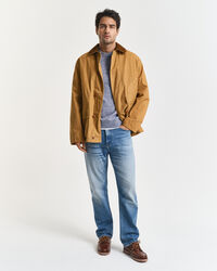 Maglia girocollo in misto lana mouliné