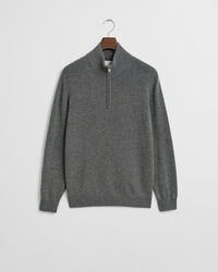Maglia in cashmere con zip corta