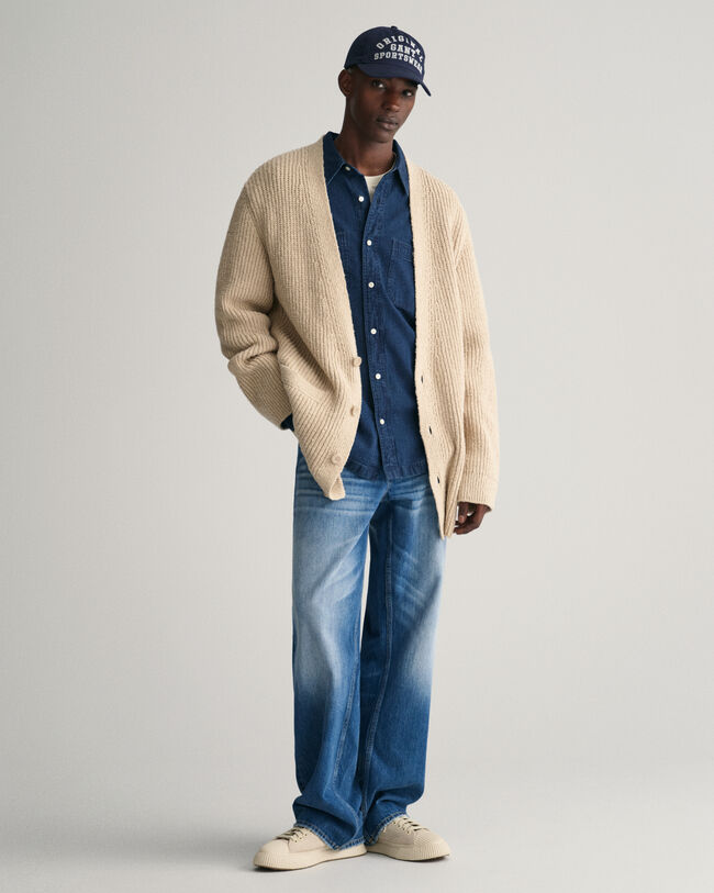 Cardigan Bouclé a coste