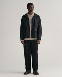 Pantaloni chino in twill con pinces