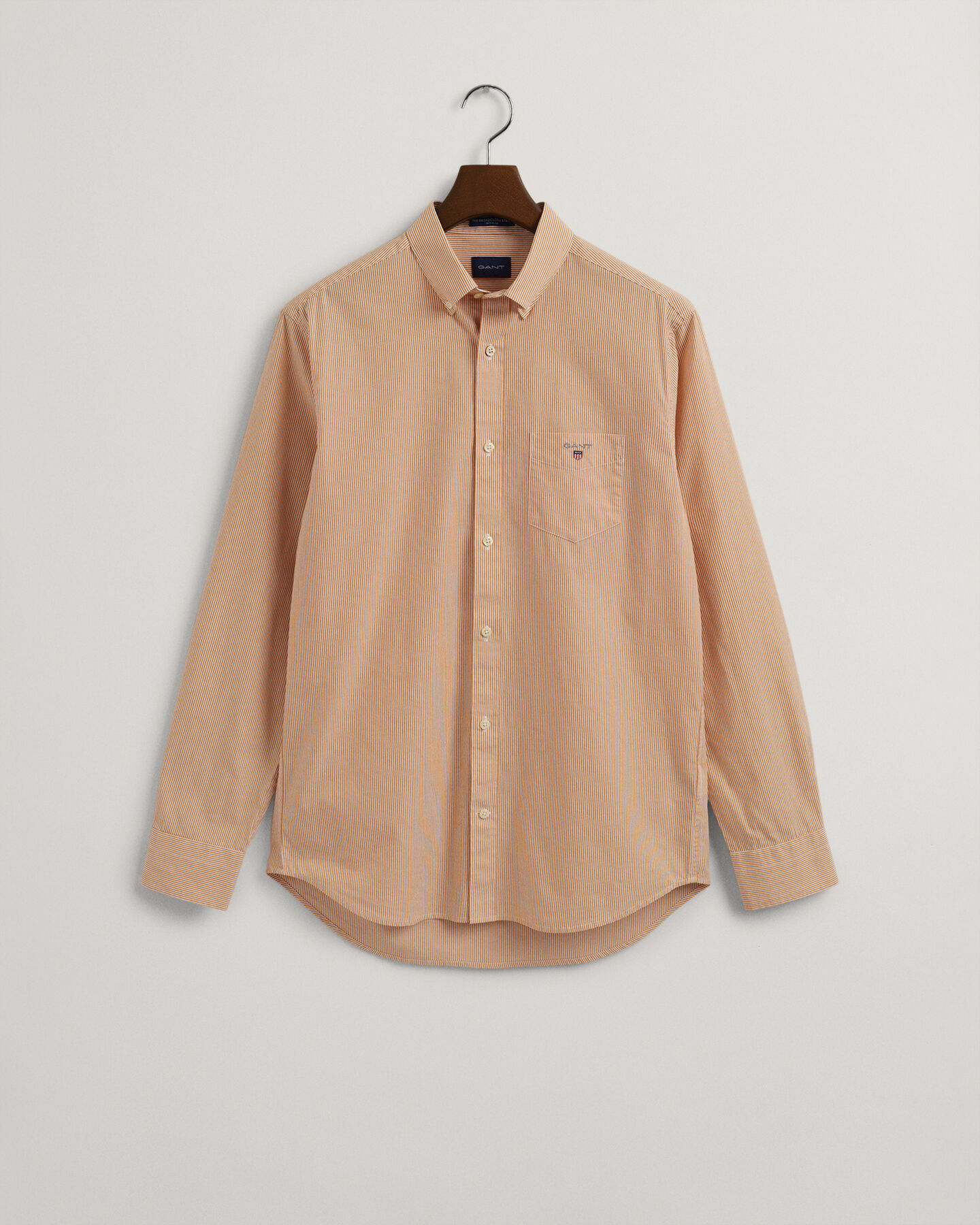 Camicia in broadcloth a righe Banker regular fit