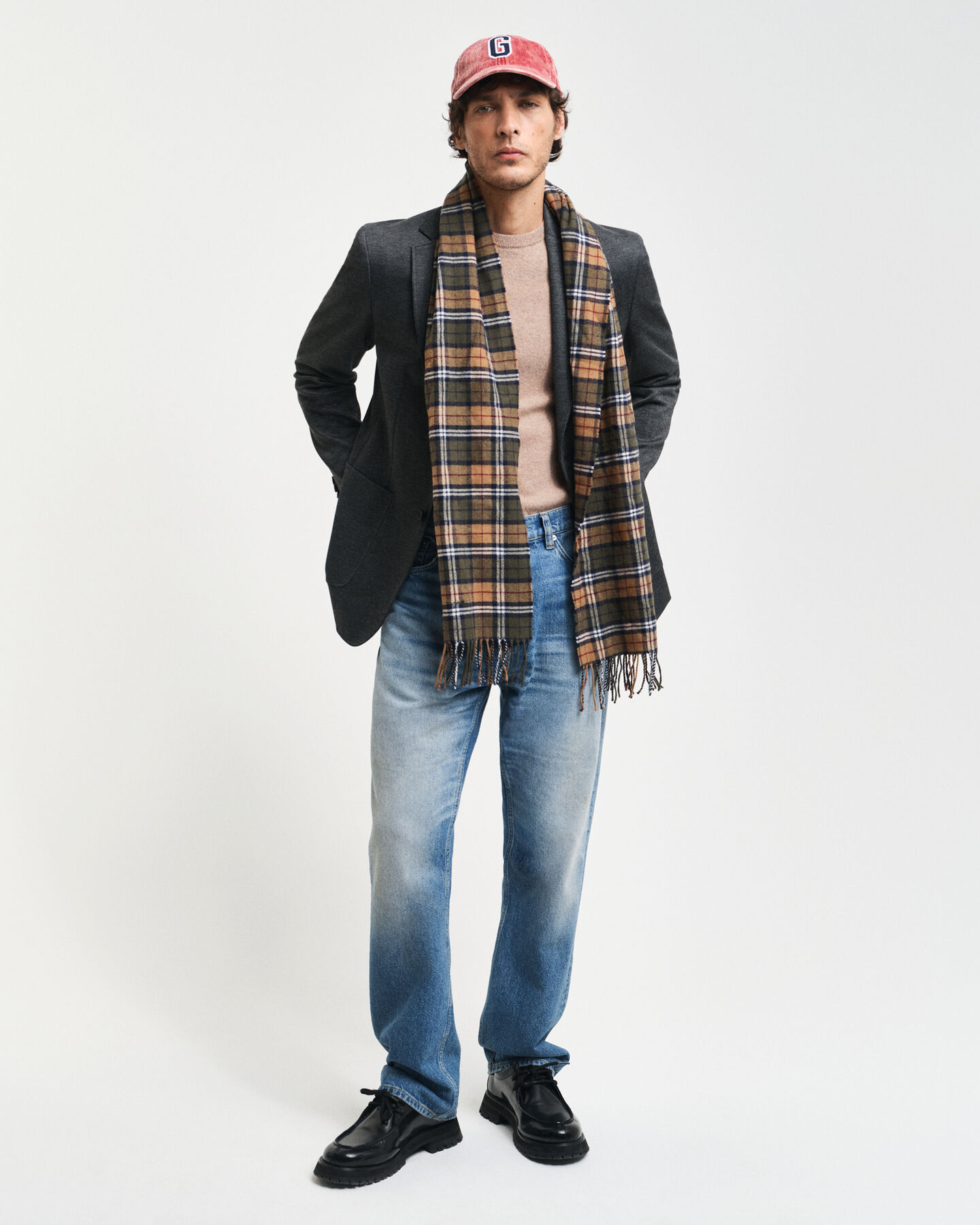 Pantaloni in jersey Two-Toned in twill