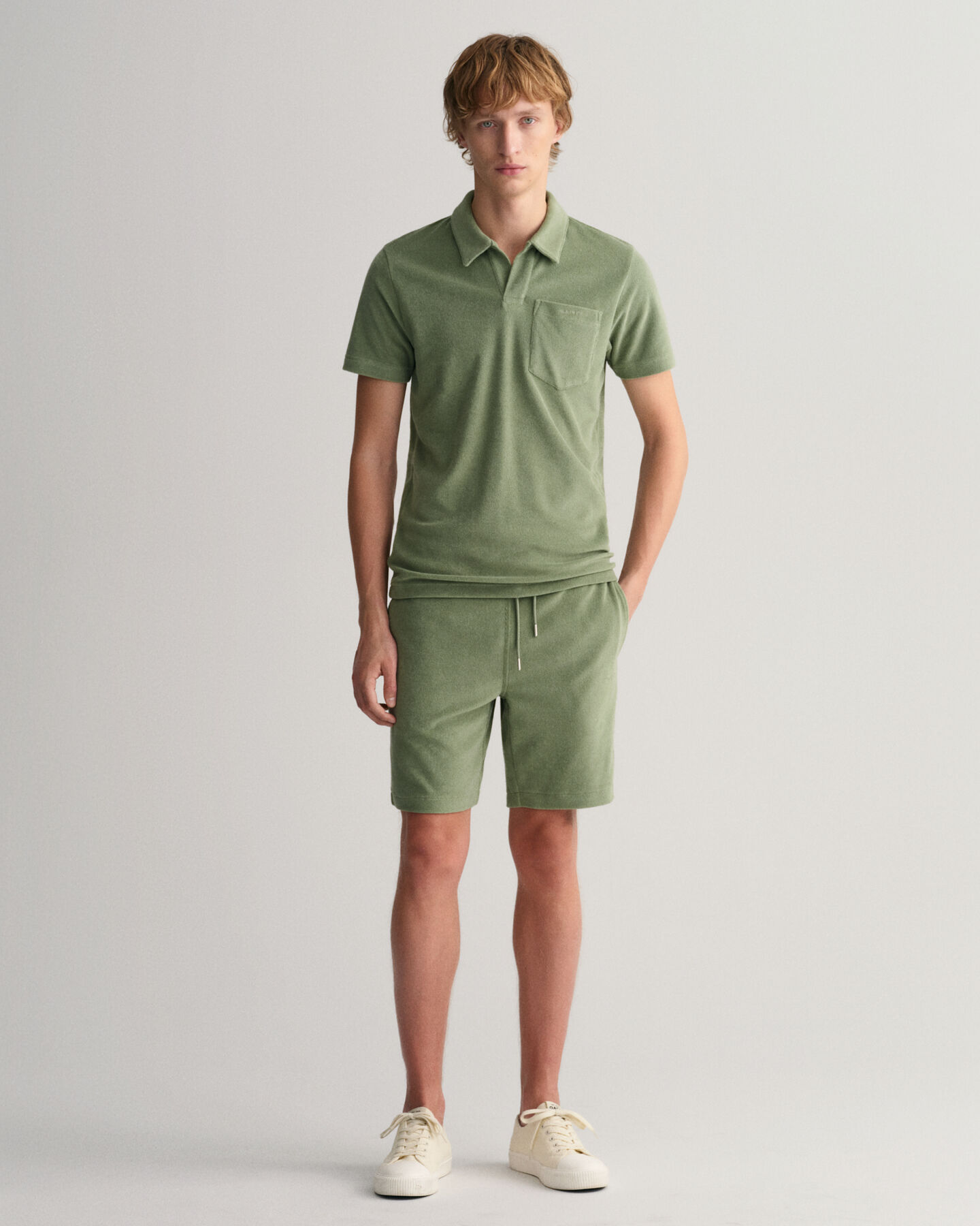 Polo Terry Cloth in piqu&eacute;