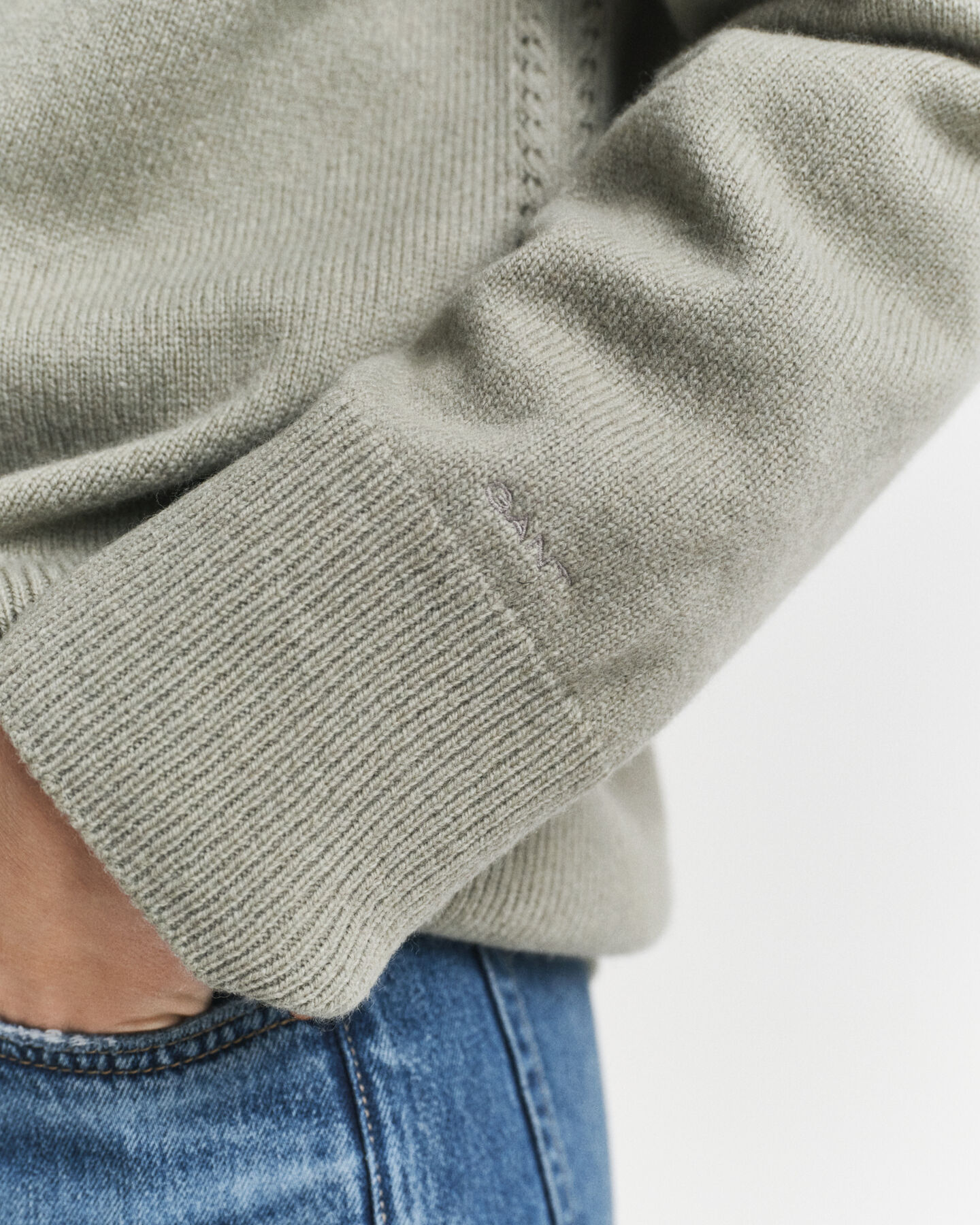 Cardigan in lana misto cashmere