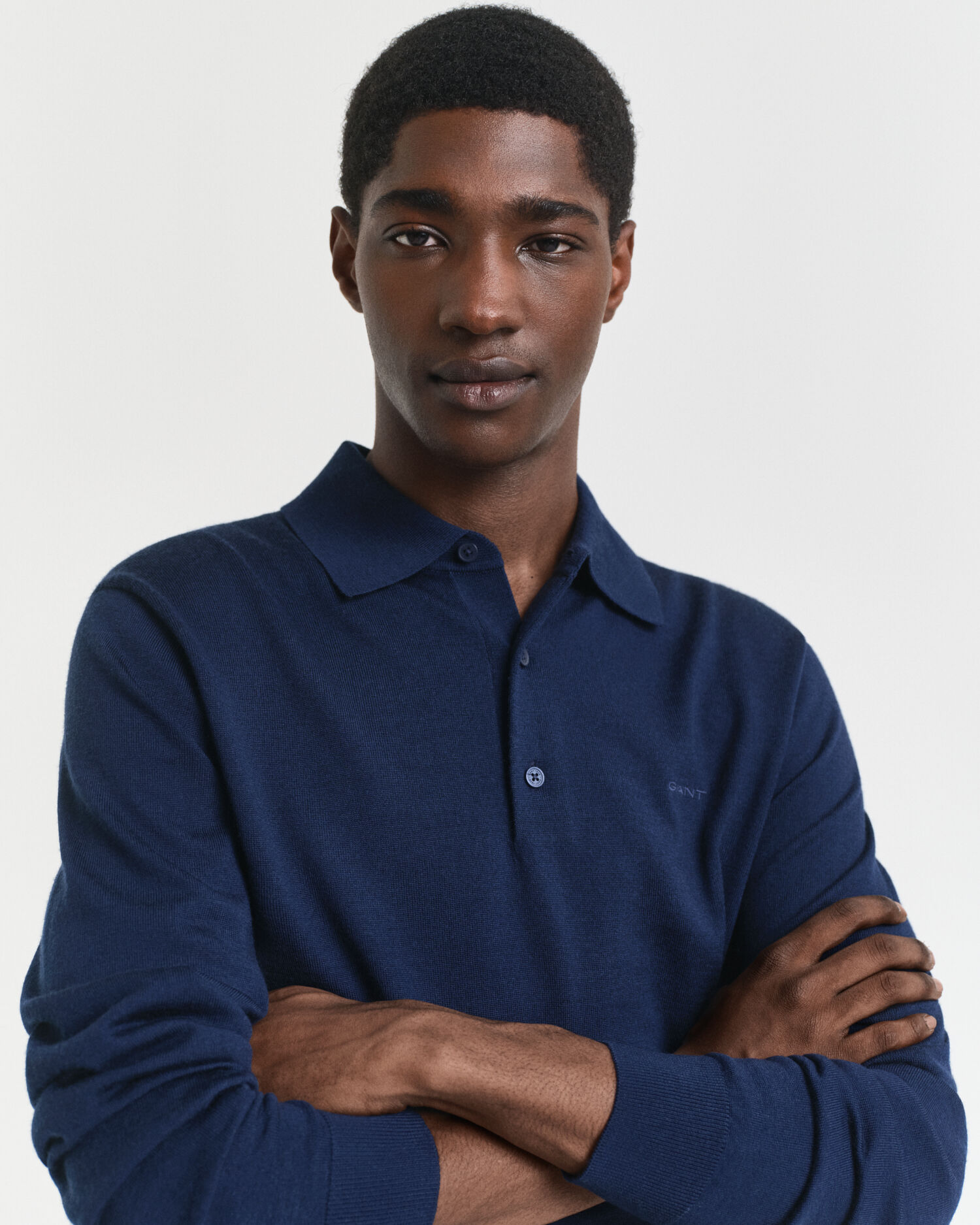 Polo in finissima lana merino