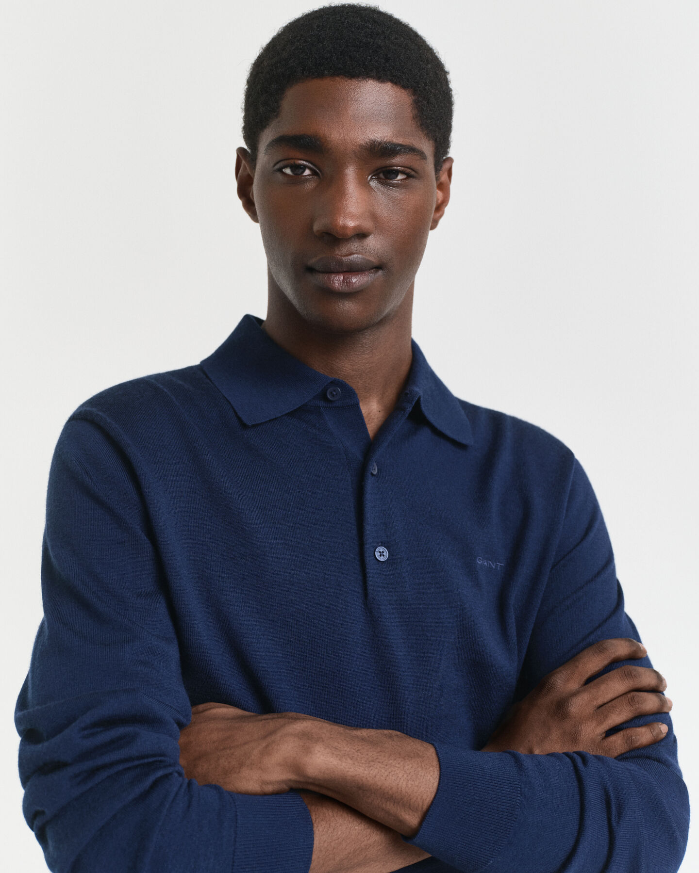 Polo in finissima lana merino