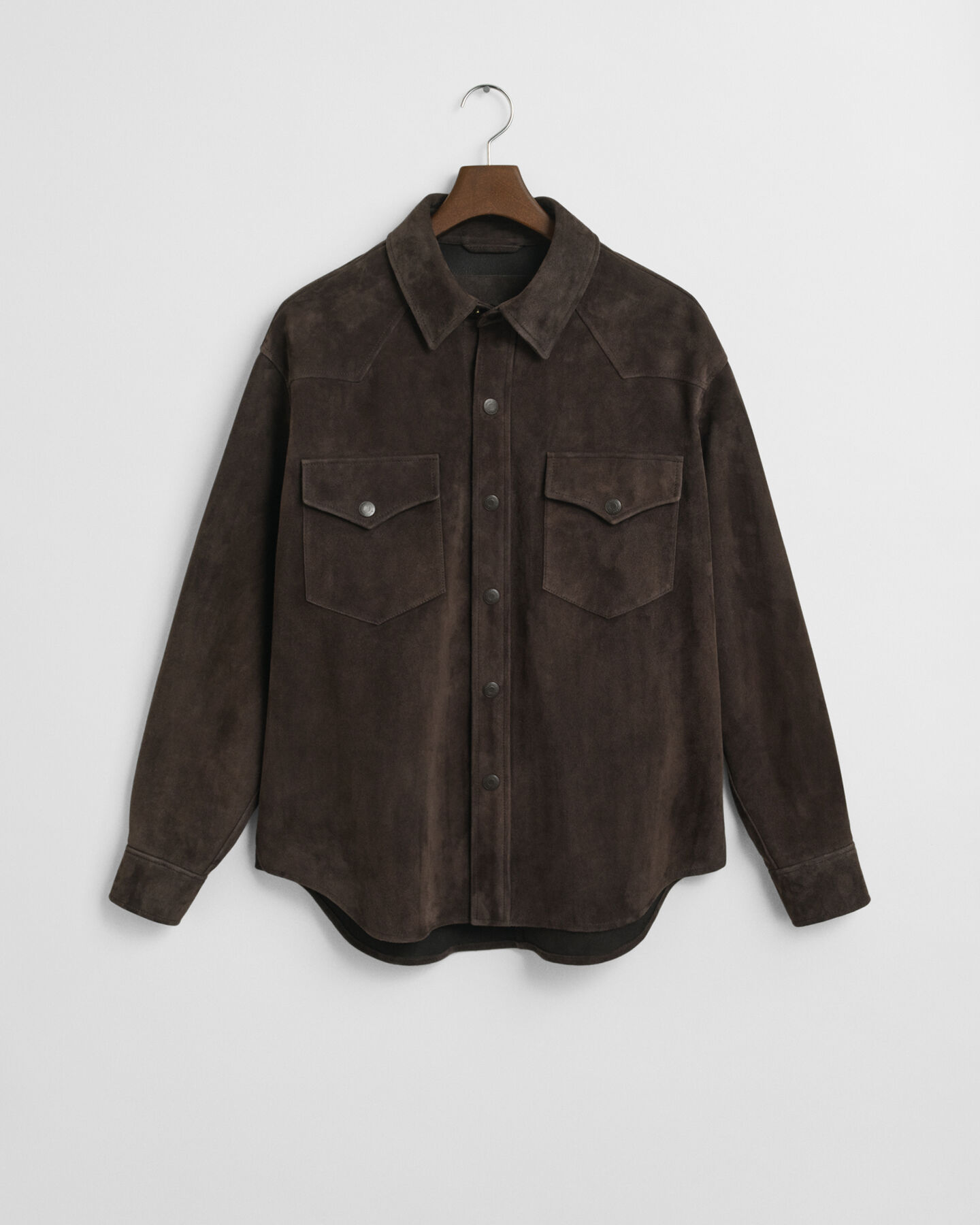 Camicia Rodeo in camoscio relaxed fit