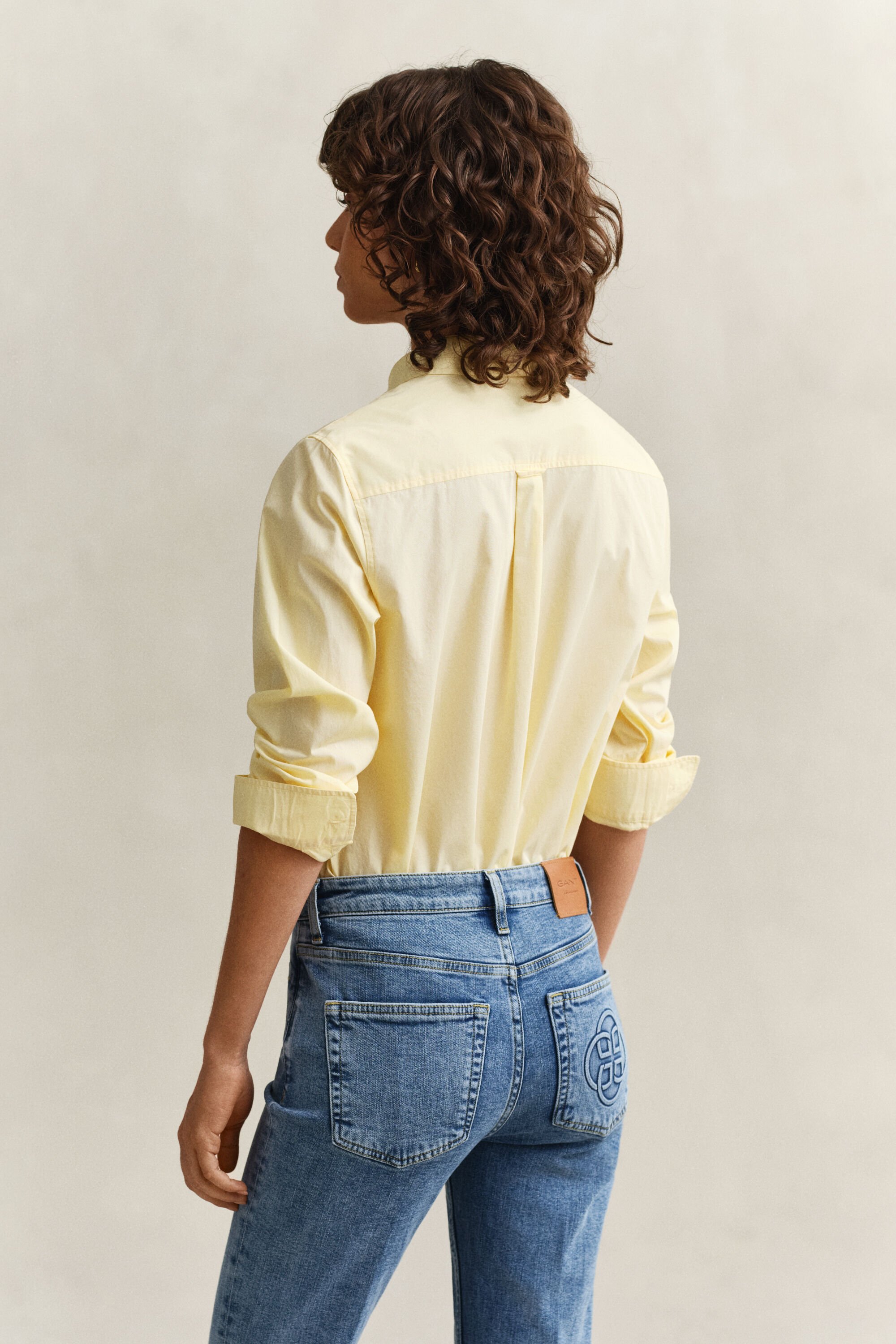 Camicia classica in popeline regular fit