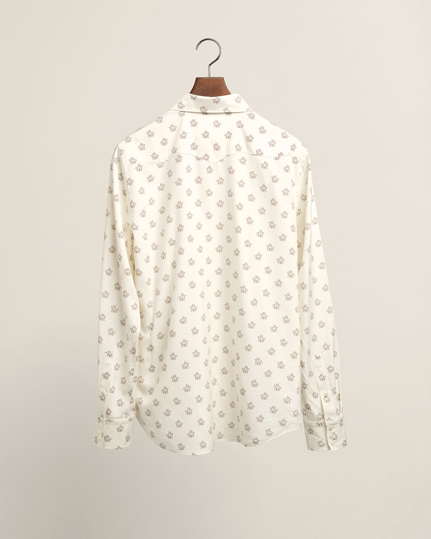 Camicia Western Wrangler x GANT slim in seta