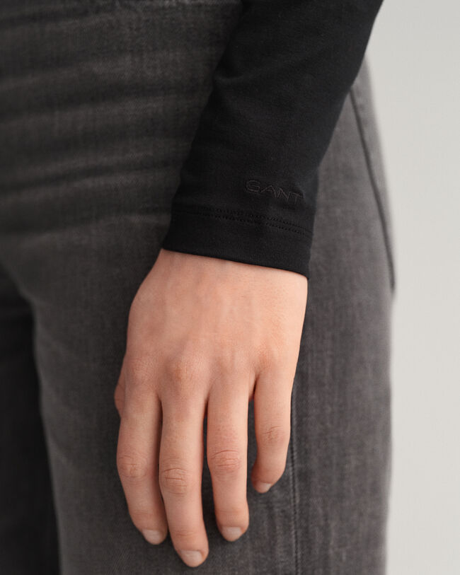 Dolcevita a maniche lunghe in jersey