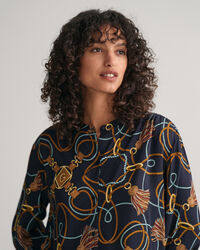 Blusa con stampa Rope