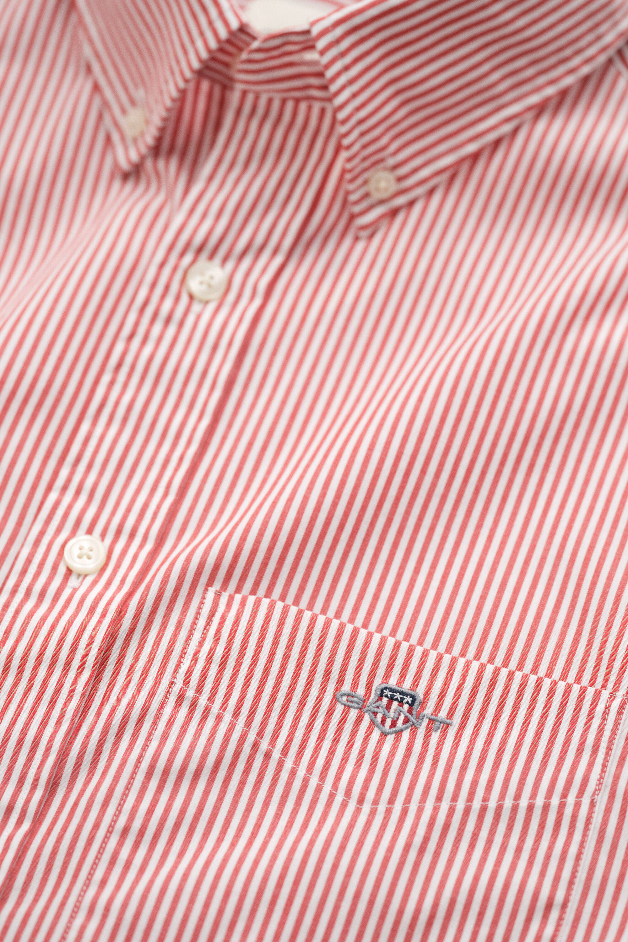 Camicia classica in popeline a righe Banker