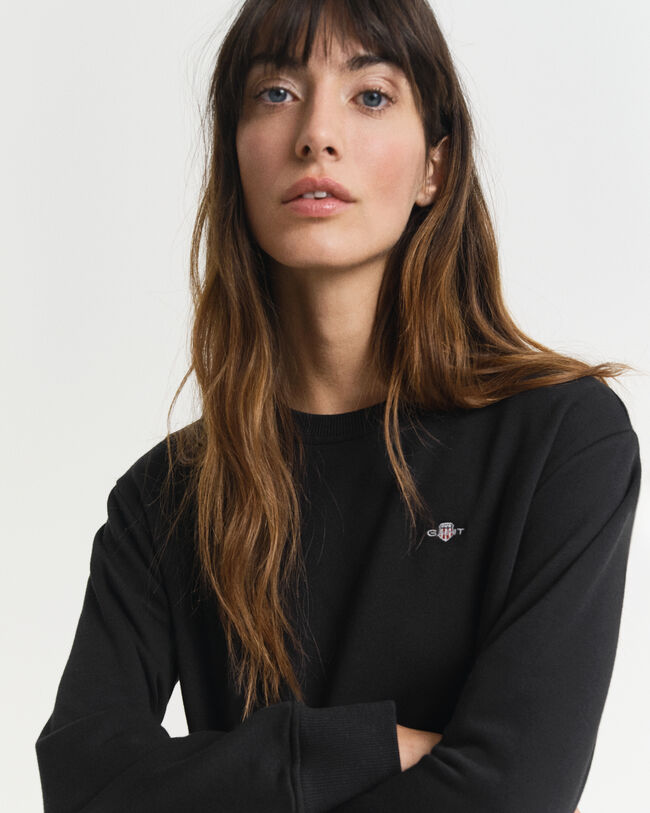 Abito girocollo in felpa Shield