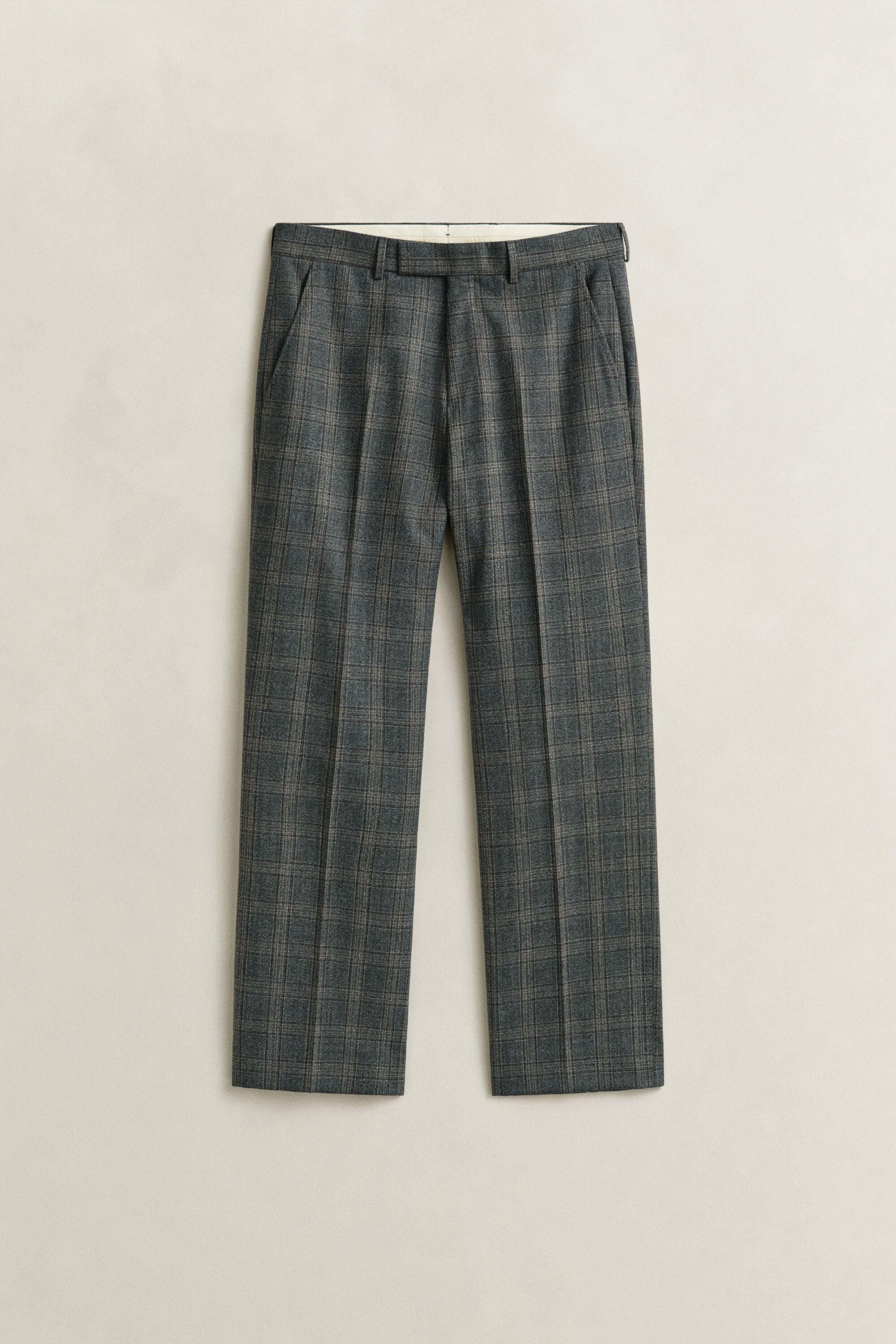 Pantaloni da abito a quadri Glen