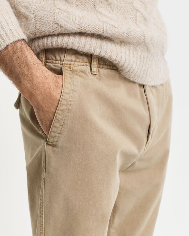 Pantaloni chino Surplus stretti in fondo regular fit