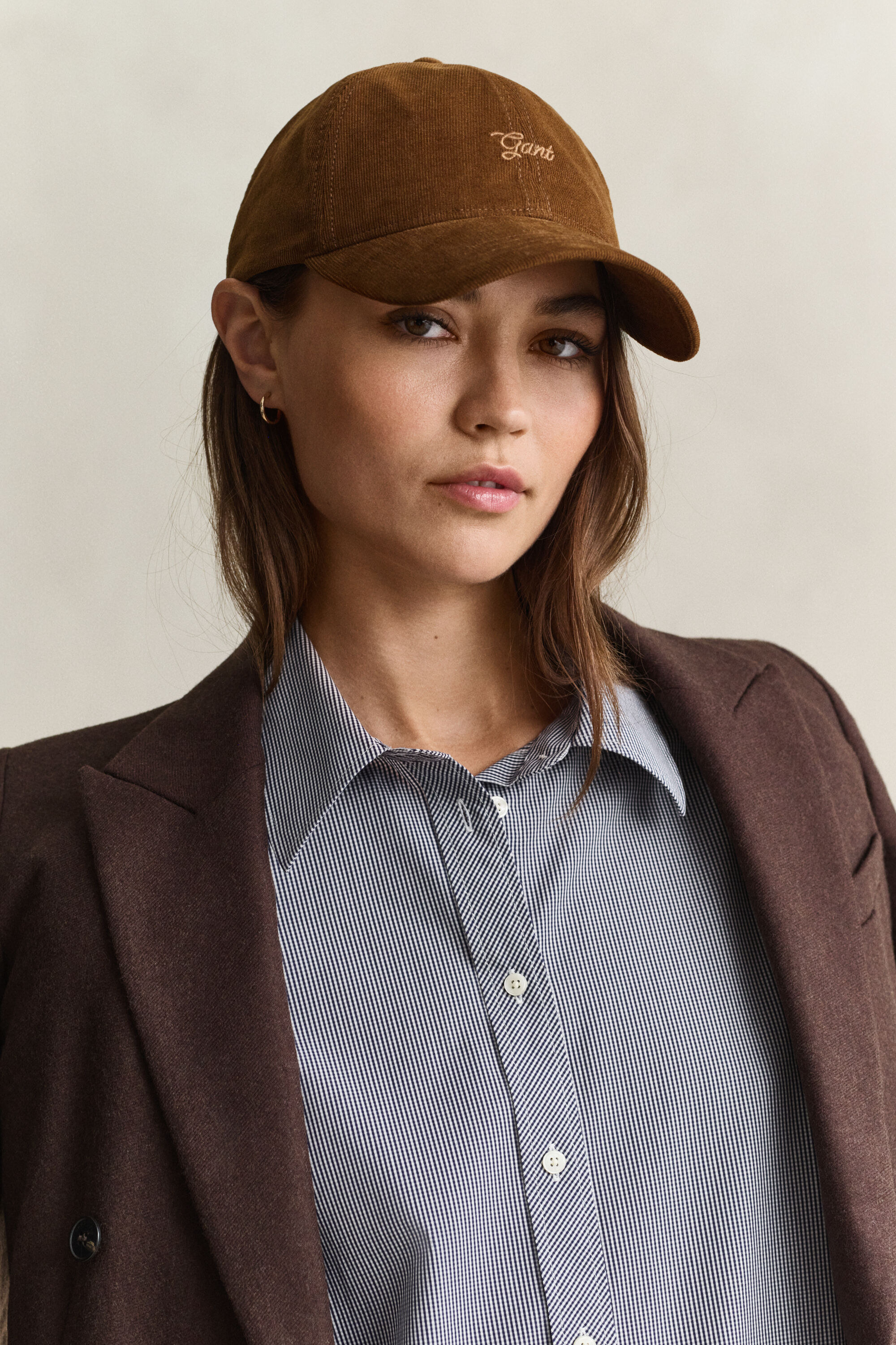 Cappellino in velluto a coste