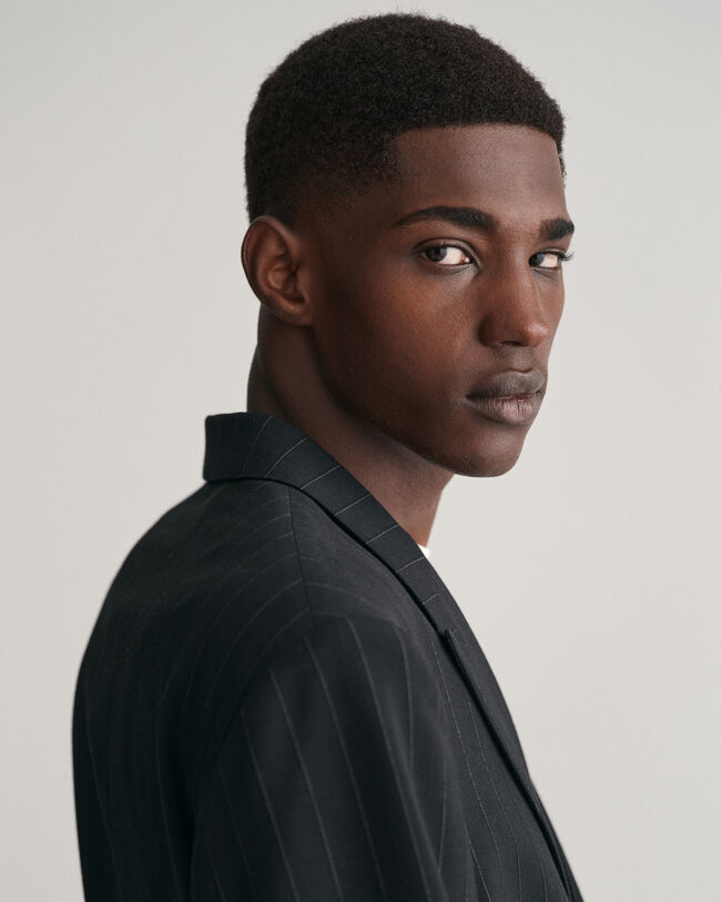 Blazer da abito gessato relaxed fit