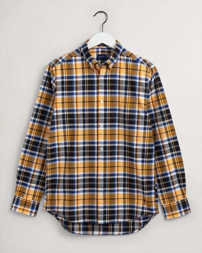 Camicia Oxford a scacchi regular fit