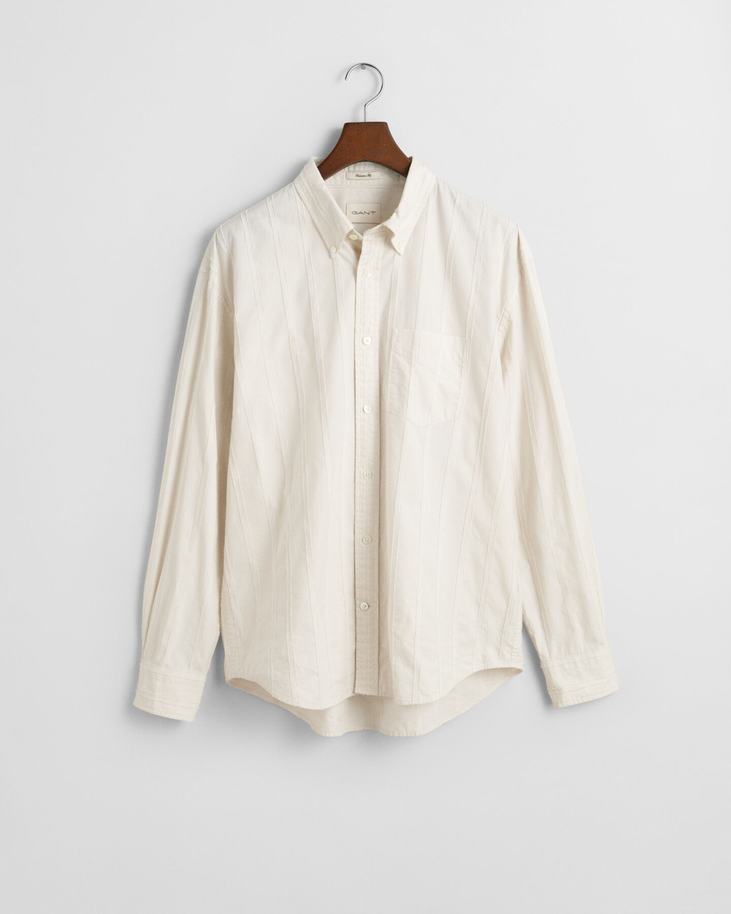 Camicia a righe in rilievo relaxed fit