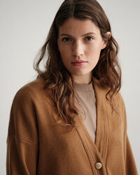 Cardigan oversize tinta unita