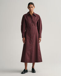 Abito chemisier con maniche voluminose