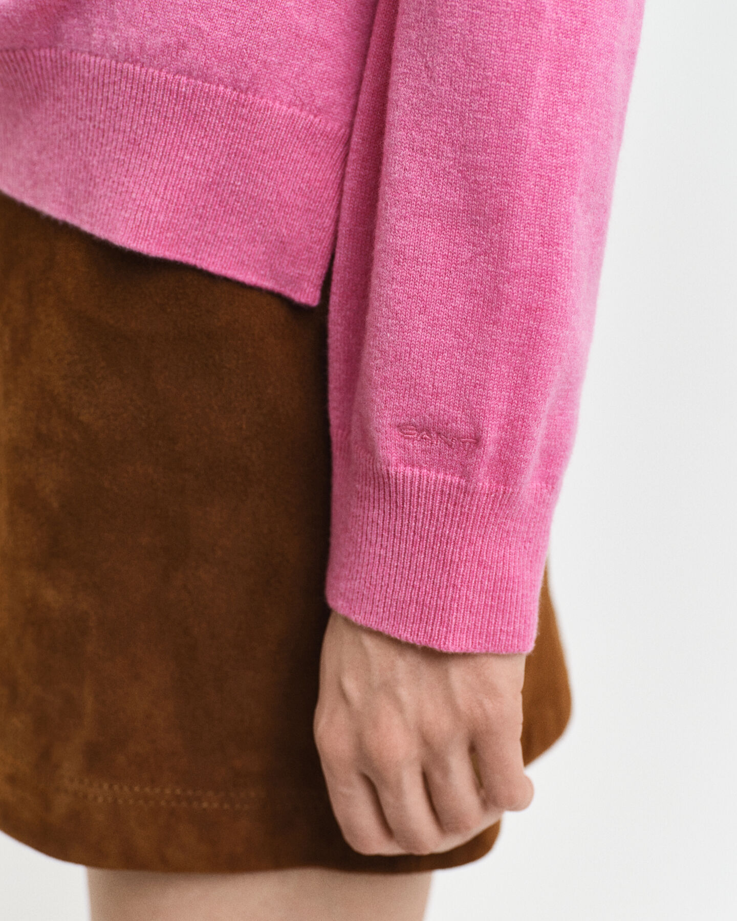 Maglia girocollo in finissima lana d’agnello