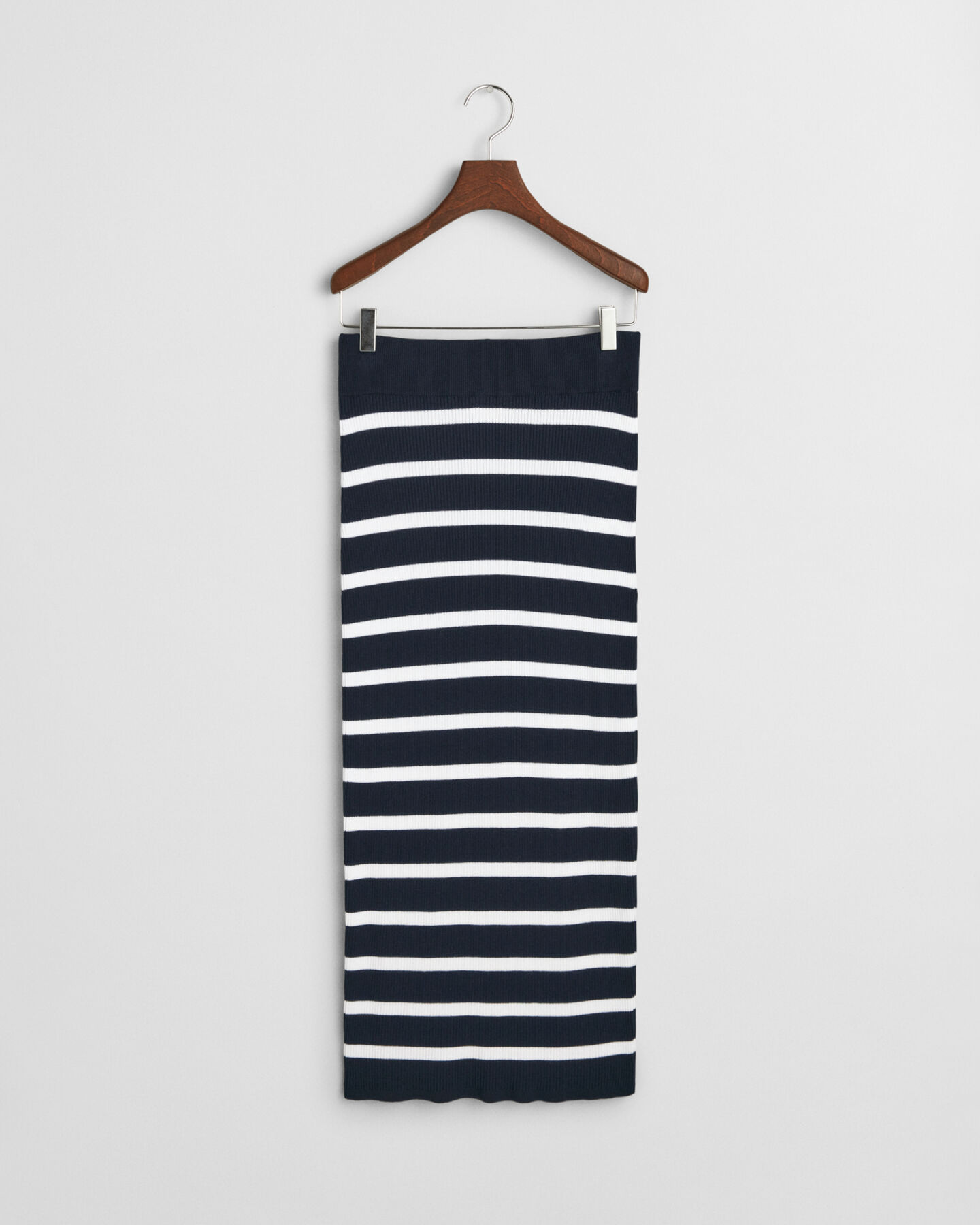 Gonna in maglia a righe